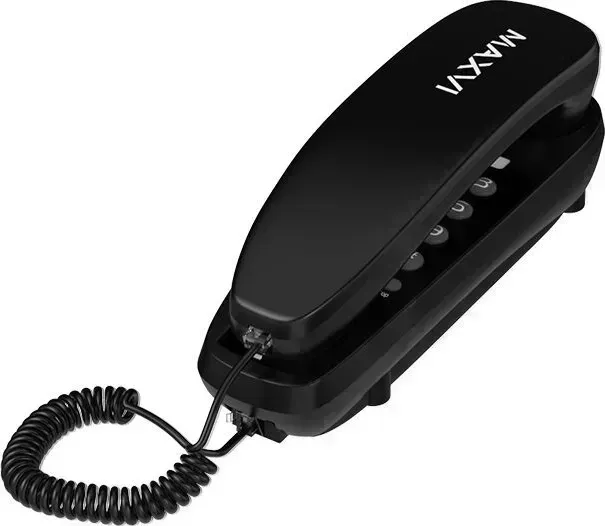Фото №1 Проводной телефон MAXVI CS-01 black