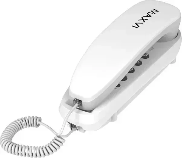 Фото №1 Проводной телефон MAXVI CS-01 white