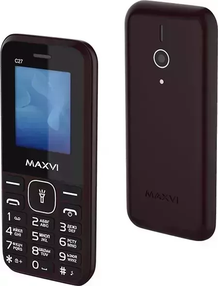 Фото №1 Мобильный телефон MAXVI C27 brown