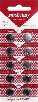 Фото №2 Батарейки SMARTBUY (SBBB-AG10-10B) AG10-10B