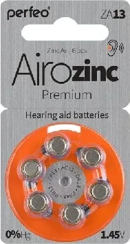 Фото №2 Батарейки PERFEO ZA13-6BL AIROZINC PREMIUM (6)