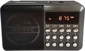 Фото №2 Часы настольные SOUNDMAX SM-RD2127(тёмный титан)