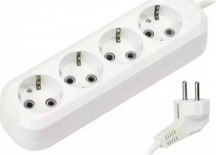 Фото №4 Удлинитель SMARTBUY (SBE-16-4-02-Z) 4 гнз х 2,0 м (16А/3.5кВт, ПВС 3х1.0) с заземлением 4 х м