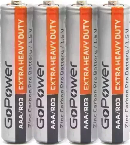 Фото №1 Батарейки GOPOWER (00-00015593 ) Extra Heavy Duty AAA/ R03