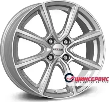 Диск автомобильный Dezent TN silver TN R15 / 6.0J PCD 4x100 ET 38.00 ЦО 60.10