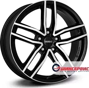 Диск автомобильный Dezent TR dark TR R17 / 7.0J PCD 5x114.3 ET 40.00 ЦО 71.60
