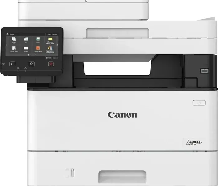 Фото №3 МФУ Canon лазерное i-SENSYS MF455dw (A4, принтер/копир/сканер/факс, 1200dpi, 38ppm, 1Gb, DADF50, Duplex, WiFi, Lan, USB) (5161C006)
