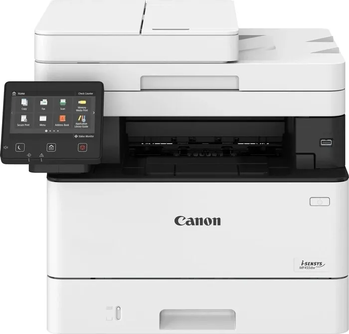Фото №2 МФУ Canon лазерное i-SENSYS MF455dw (A4, принтер/копир/сканер/факс, 1200dpi, 38ppm, 1Gb, DADF50, Duplex, WiFi, Lan, USB) (5161C006)