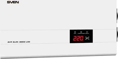 Стабилизатор напряжения SVEN AVR SLIM-2000 LCD
