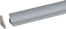 Плинтус СТОЛПЛИТ для столешниц "алюминий сатин" 3м LB-23-611 KORNER 