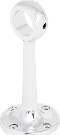 Держатель дистанционный сквозной, R-50, хром