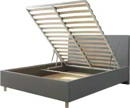Кровать NATURAVERA Naura 90 x 200, микрошенилл Lounge 30