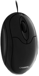 Мышь проводная  CANYON  CNF-MSO01B green series black