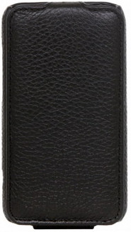 Чехол CLEVER CASE Leather Shell Samsung i8160 кожа черный