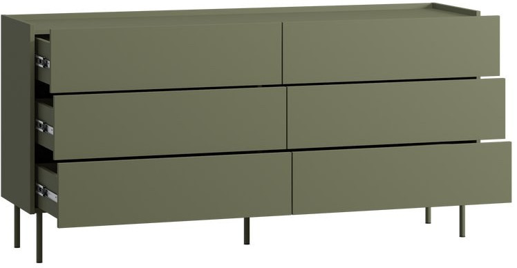Фото №3 Комод Диван.ру Дигарс 163x81 Оливковый