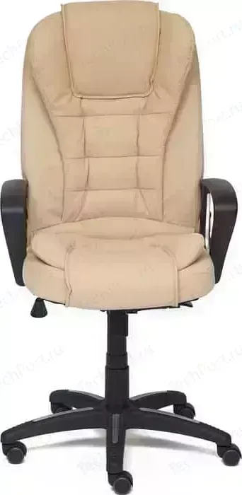 Фото №1 Кресло офисное TetChair BARON кож/зам бежевый/бежевый перфорированный 36-34/36-34/06