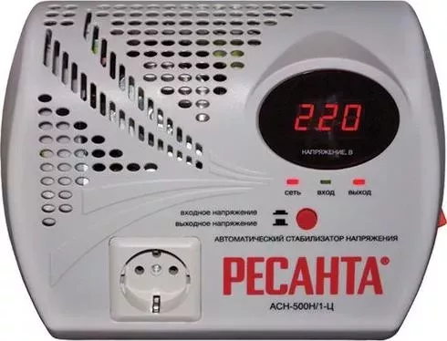 Фото №3 Стабилизатор напряжения РЕСАНТА АСН-500 Н/1-Ц