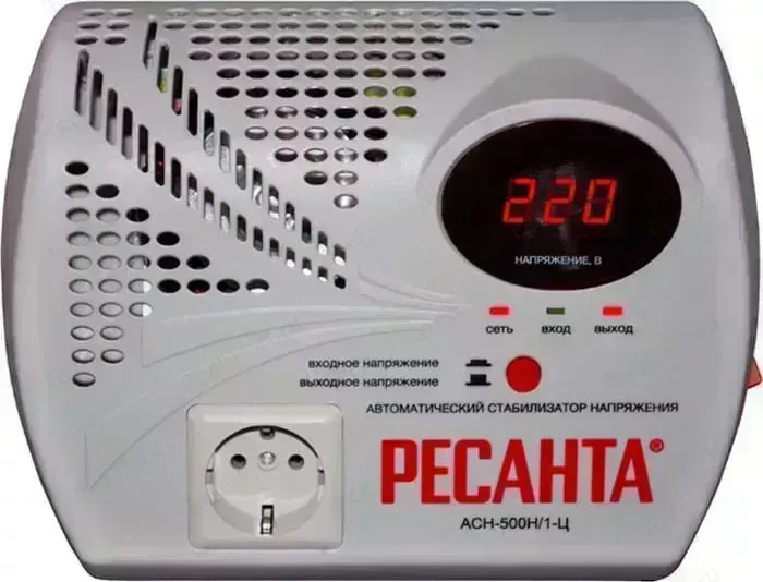 Фото №4 Стабилизатор напряжения РЕСАНТА АСН-500 Н/1-Ц