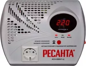 Фото №1 Стабилизатор напряжения РЕСАНТА АСН-500 Н/1-Ц