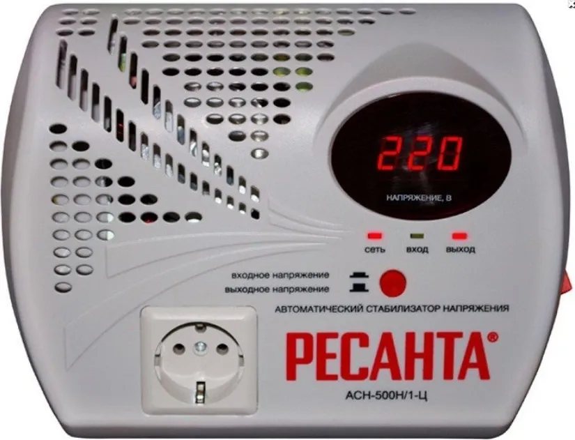 Фото №5 Стабилизатор напряжения РЕСАНТА АСН-500 Н/1-Ц