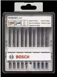 Набор пилок для лобзика BOSCH 10шт Robust Line Wood and Metal (2.607.010.542)