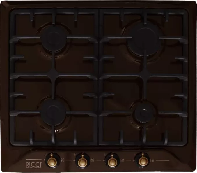 Фото №2 Панель варочная газовая RICCI RGN-620 BR