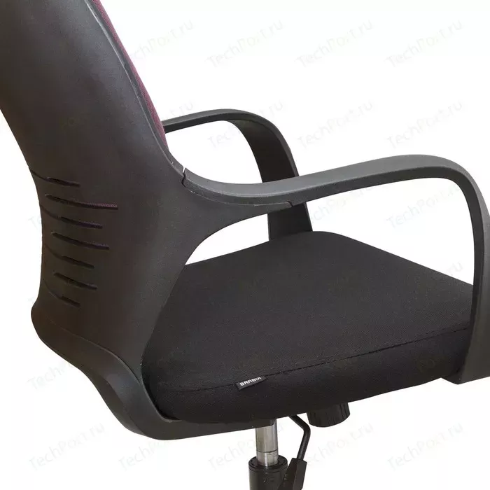 Фото №8 Кресло офисное Brabix Galaxy EX-519 ткань черное/терракотовое 531570