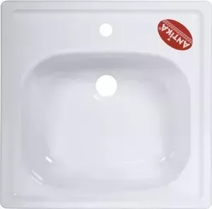 Фото №1 Мойка кухонная ВИЗ стальная Antika 50x50 (AMC-51101) ANTIKA 50X50 с кронштейнами