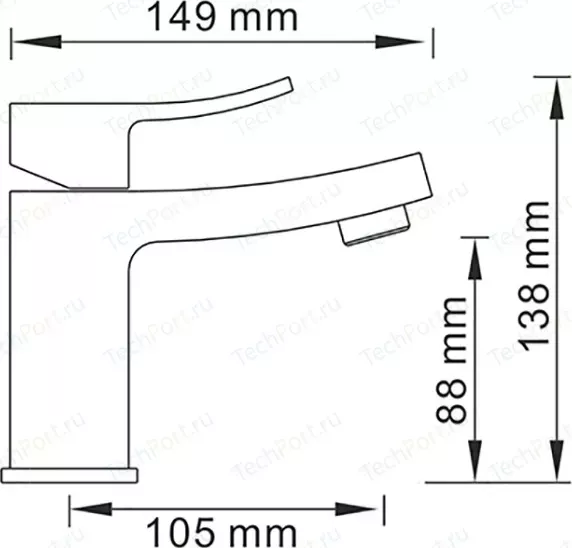 Фото №3 Смеситель для раковины Wasserkraft Exter 1600 бронза светлая (1603)