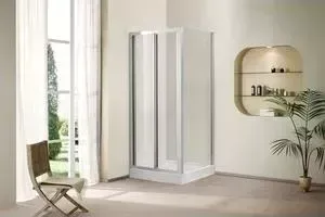 Душевой уголок CEZARES PORTA-D-AS-1-90/100-C-Cr профиль хром, стекло прозрачное