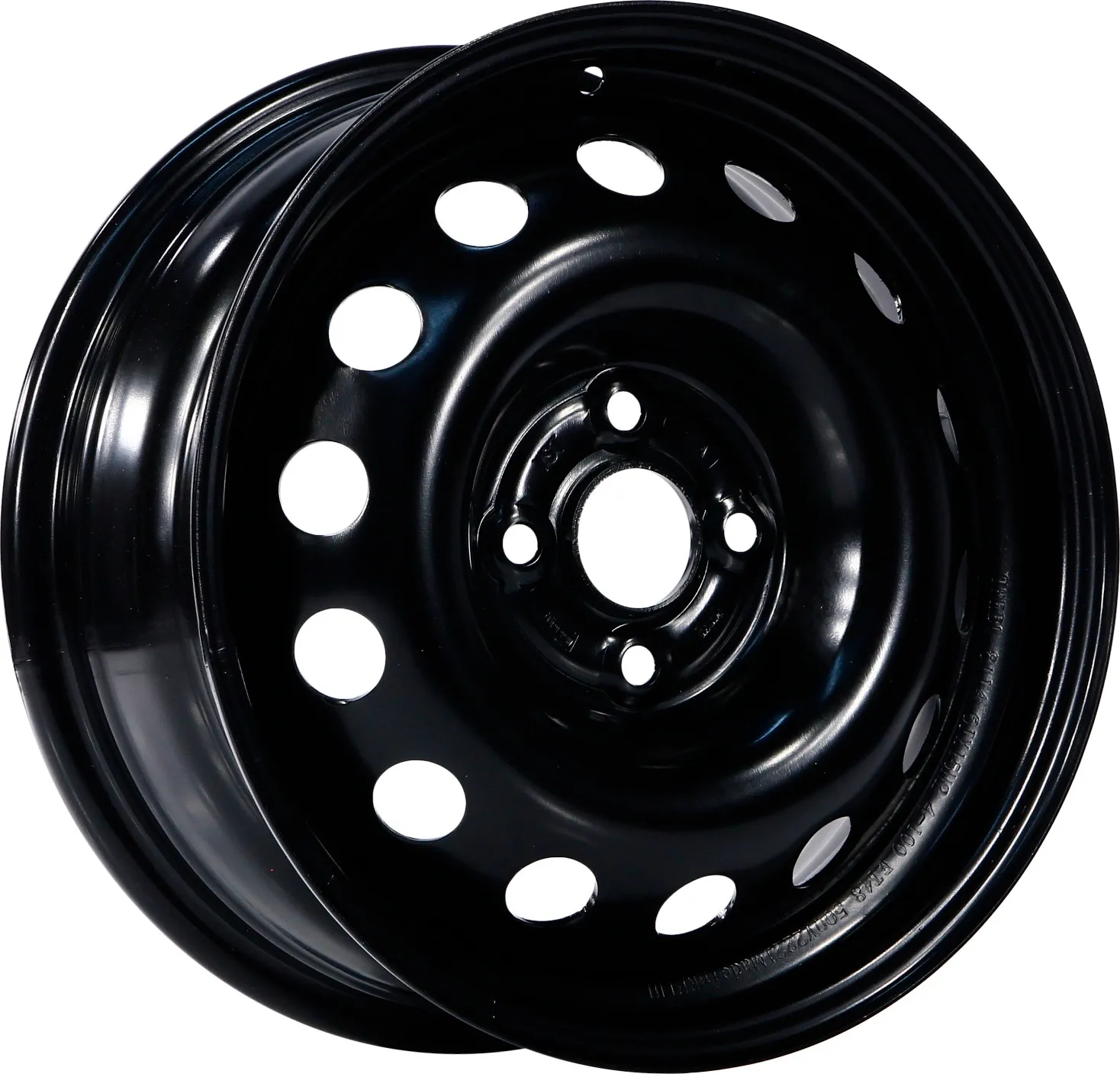 Диск автомобильный TREBL 53A43C P 5.5X14/4X100 ET43 D60.1 BLACK