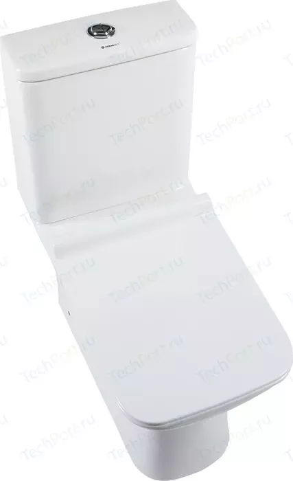 Фото №1 Унитаз AQUANET с бачком Cube-C с тонким сиденьем микролифт (CL-12248B, CL-12248B-1)