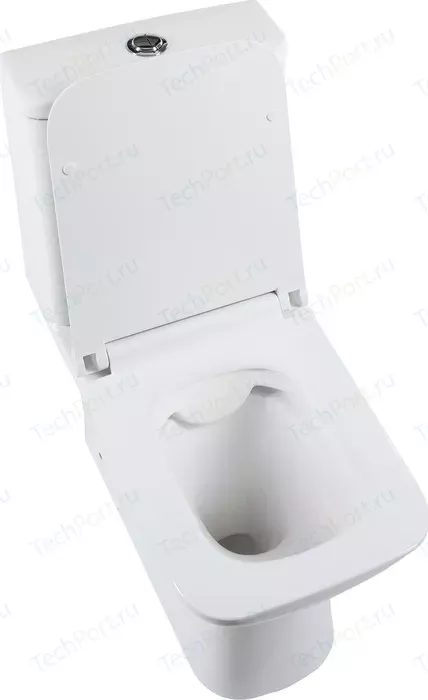 Фото №5 Унитаз AQUANET с бачком Cube-C с тонким сиденьем микролифт (CL-12248B, CL-12248B-1)