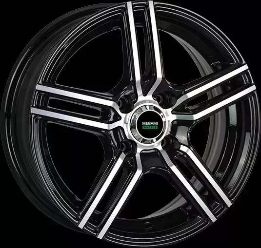 Фото №1 Диск автомобильный Megami MGM-1 6X15/4X100 ET46 D54.1 BKF