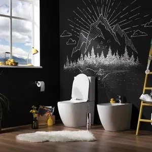 Фото №1 Унитаз AQUANET с бачком Cetus-C1 с тонким сиденьем микролифт (BL-102N-TPT, BL-102N-TPT)