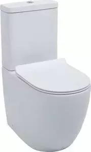 Фото №4 Унитаз AQUANET с бачком Cetus-C1 с тонким сиденьем микролифт (BL-102N-TPT, BL-102N-TPT)
