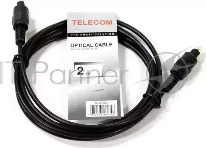 Кабель оптический Telecom (TOC2020-2M) ODT (Toslink)-M -- > ODT (Toslink)-M , 2m, 6926123462348