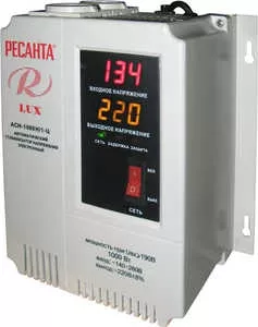Фото №1 Стабилизатор напряжения РЕСАНТА АСН-1 000 Н/1-Ц Lux