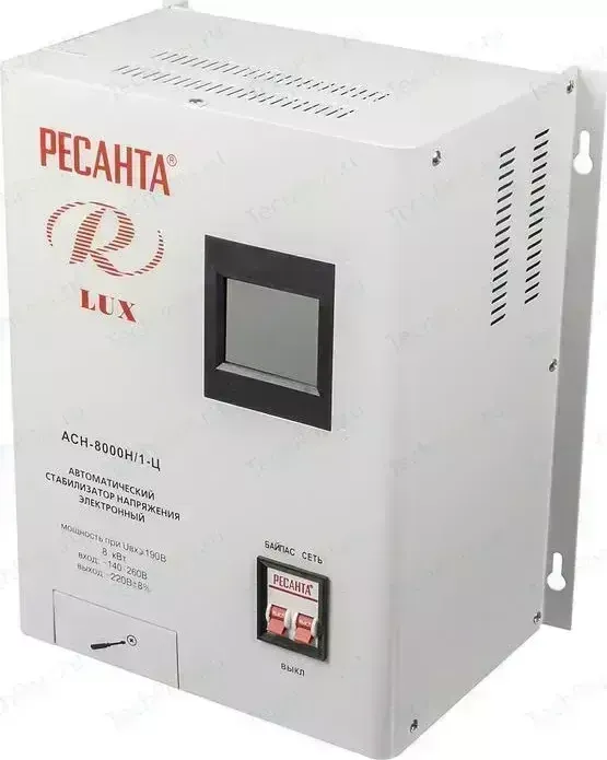 Фото №7 Стабилизатор напряжения РЕСАНТА АСН-8 000 Н/1-Ц Lux