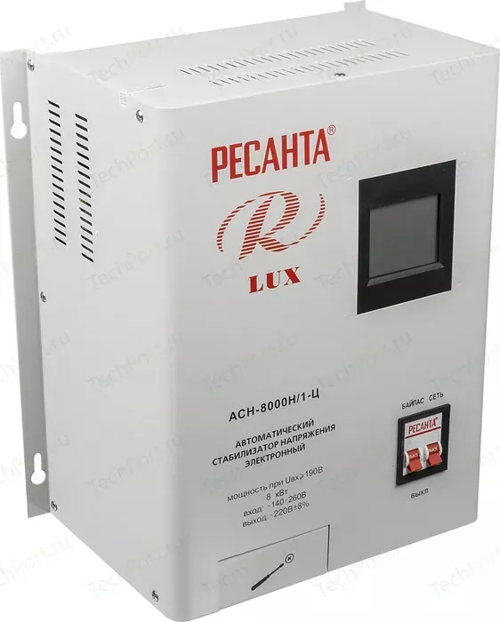 Фото №8 Стабилизатор напряжения РЕСАНТА АСН-8 000 Н/1-Ц Lux