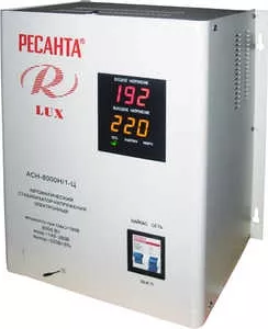 Фото №4 Стабилизатор напряжения РЕСАНТА АСН-8 000 Н/1-Ц Lux