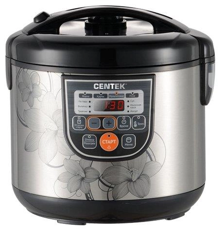 Фото №6 Мультиварка CENTEK CT-1498 черный/сталь