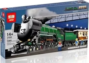 Фото №2 Конструктор Lepin 21005 Поезд Изумрудная ночь - Technic 10194