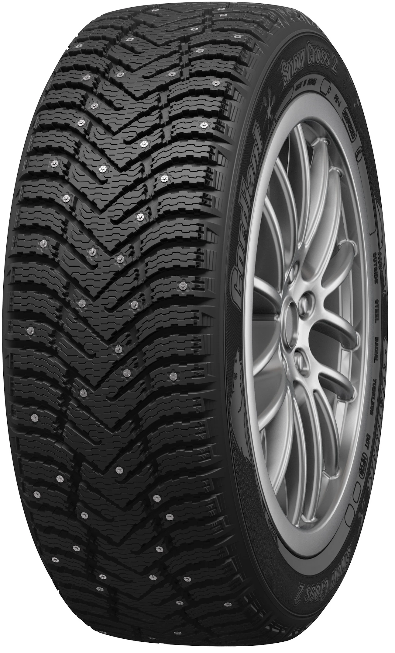 Фото №2 Шина CORDIANT Snow Cross 2 2 99T 215/60R16 б/к Ошип.