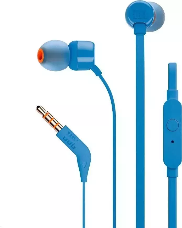 Фото №1 Наушники JBL T110 blue