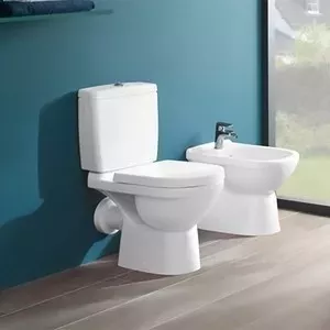 Фото №3 Унитаз Villeroy Boch с бачком O Novo белый альпин (5661 1001, 5760G101)