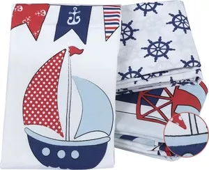 Фото №3 Комплект детского постельного белья Hobby home collection поплин BABY SAILOR, синий, 100% Хлопок