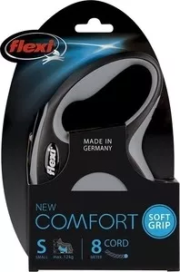 Фото №2 Рулетка Flexi New Comfort S трос 8м серая для собак до 12кг