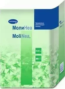 Фото №1 Пеленки Hartmann MoliNea впитывающие 90х60см, 130 г/м2, 100шт