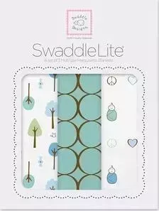 Фото №1 Набор пеленок SwaddleDesigns SwaddleLite Cute and Calm SeaCrystal (SD-441SC)